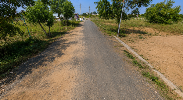 5. site road view opp